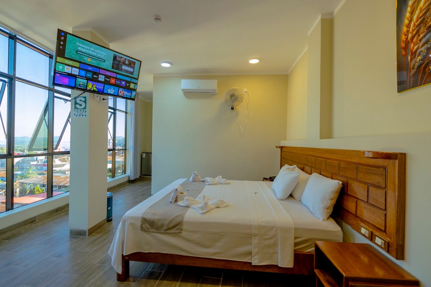 Detalle de cama king size